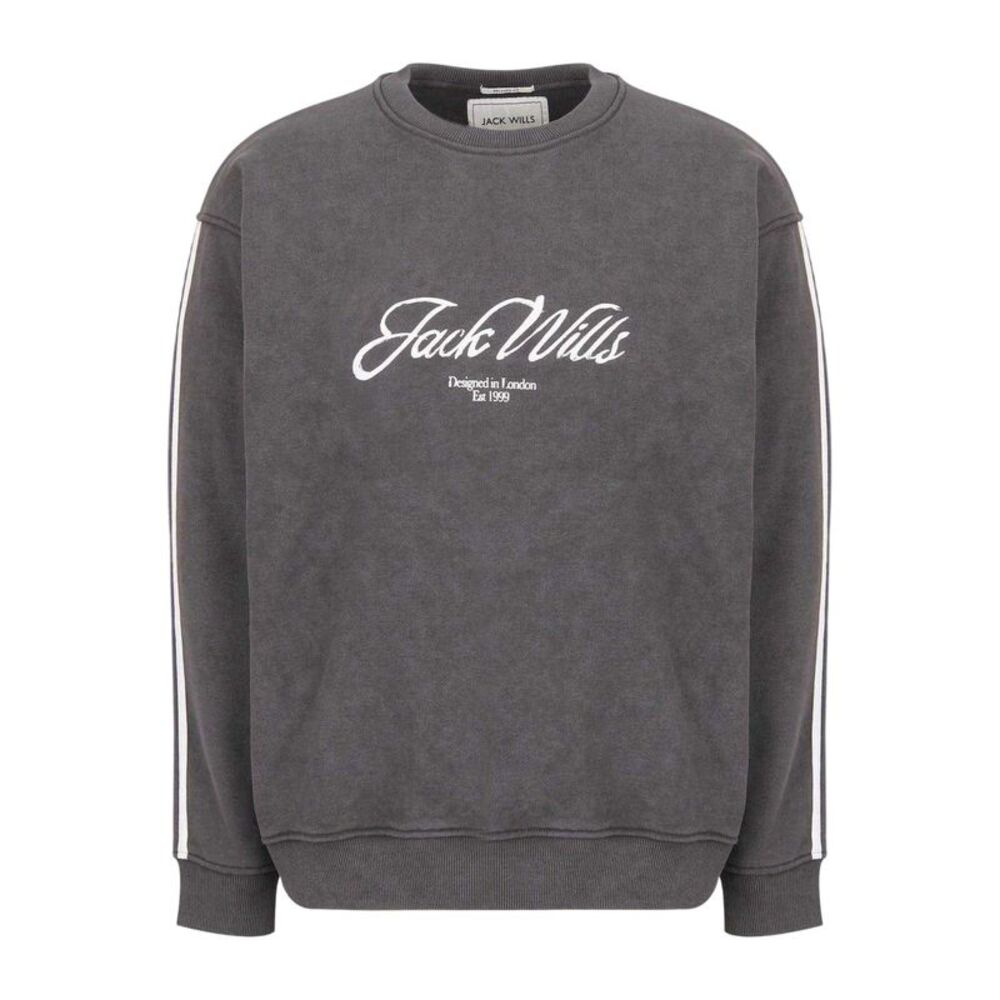Jack Wills Mens Watercolour Crew Neck Sweatshirt / Iron